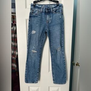 GAP Kids Jeans Original cut and distressed, size 10
